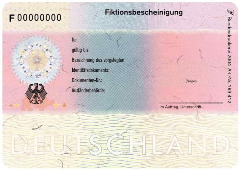Travel With Fiktionsbescheinigung: Guide + Where You Can Go