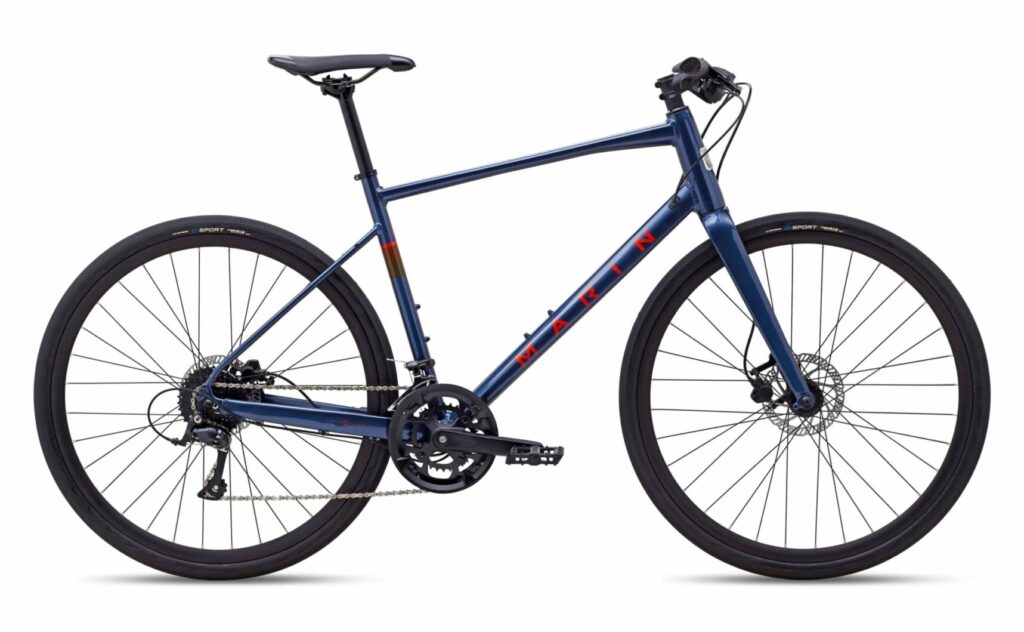 5. Marin Fairfax 3 Urban Hybrid Bike, side view