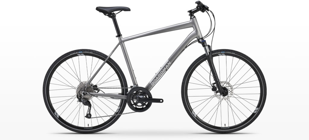 9. Boardman MTX 8.6 Sports Hybrid Bike, side view