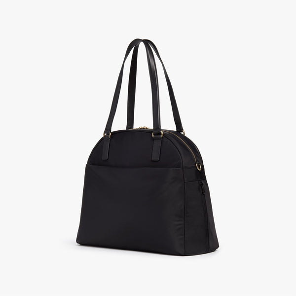 1. Lo & Sons O.G. 2 Shoulder Bag, Nylon, Black, from the side