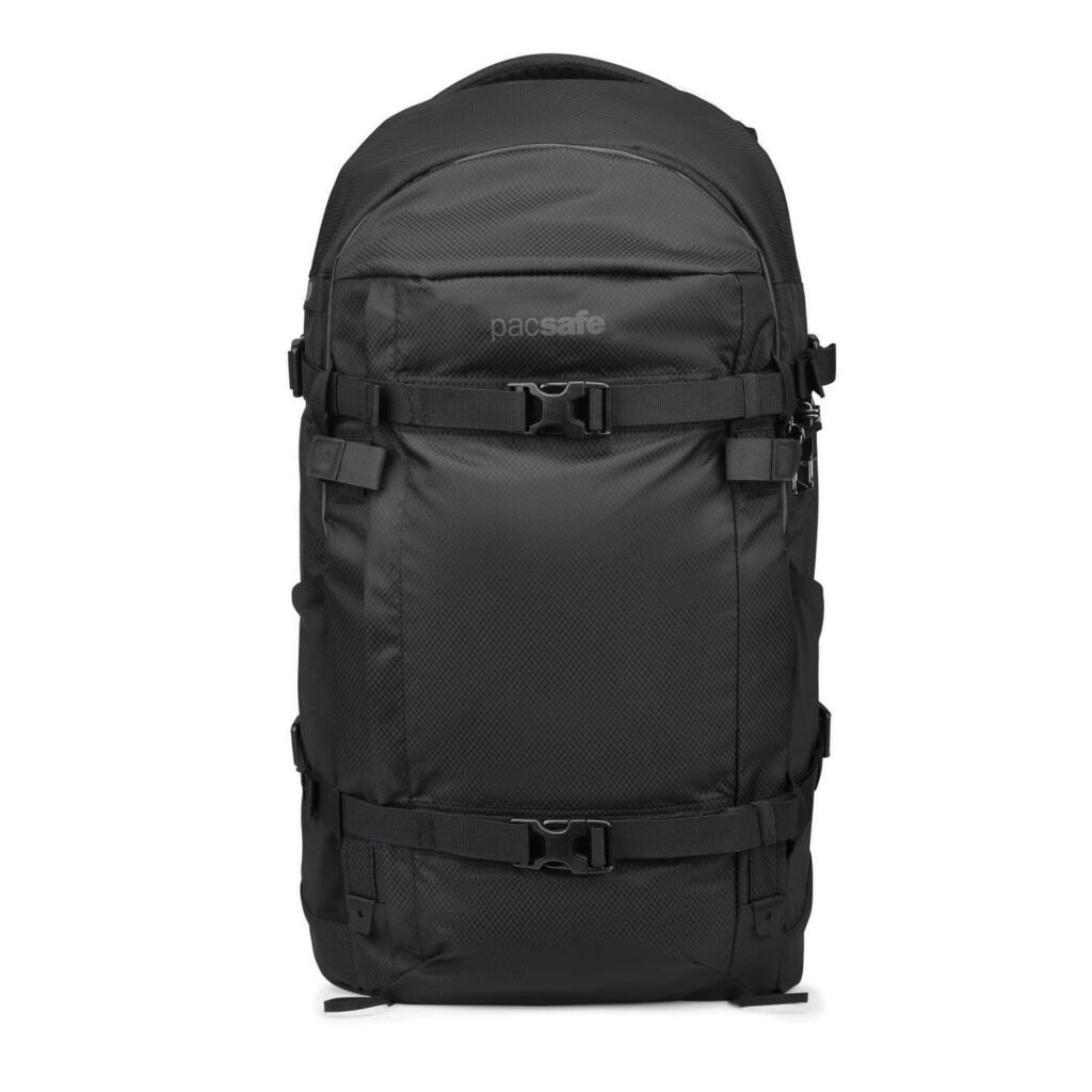 6. Pacsafe Venturesafe X40 Anti-Theft Backpack, from the front