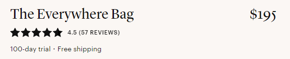 Away The Everywhere Bag Price