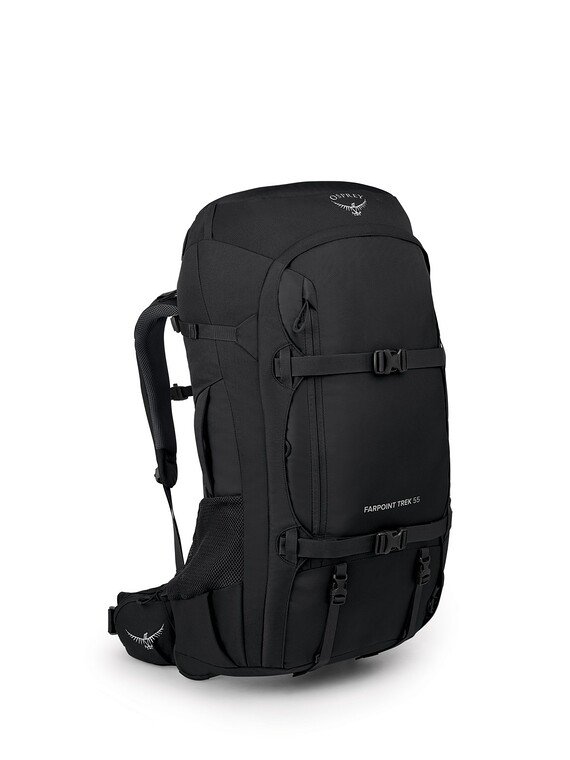 7. Osprey Farpoint/Fairview Trek from the side, black