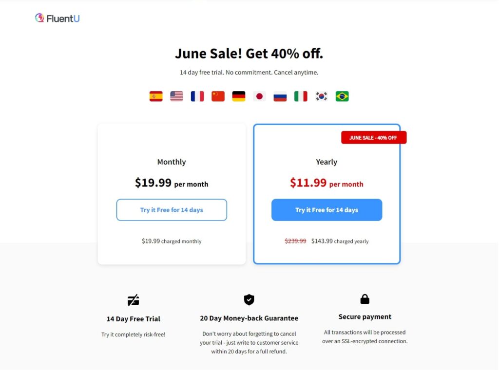 FluentU Pricing, FluentU, one of the Best Apps to Learn German