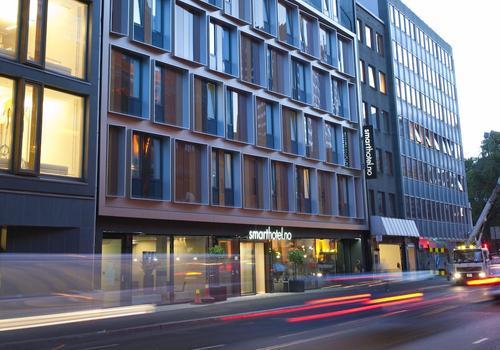 Front facade of Smarthotel Oslo