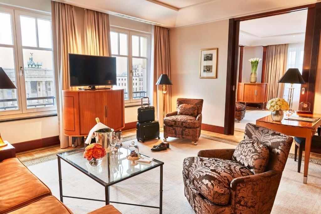 Lavishly decorated room of Hotel Adlon Kempinski Berlin