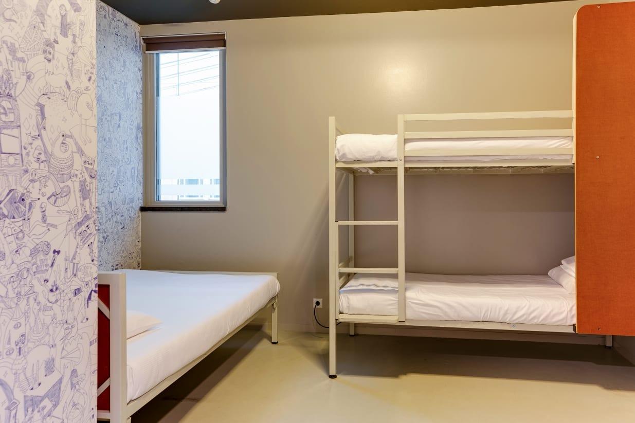 Loft bed at ClinkNOORD room