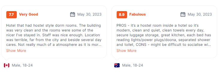 MEININGER Hotel Zurich Greencity Customer reviews