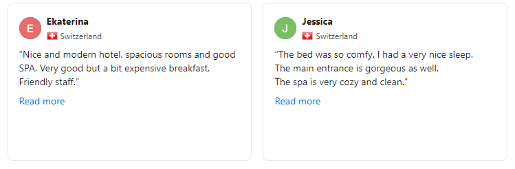 Zurich Youth Hostel Customer reviews
